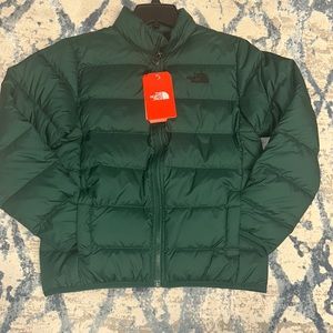 Green Andes North Face Puffer